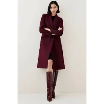 Woolen Ladies Formal Long Coat